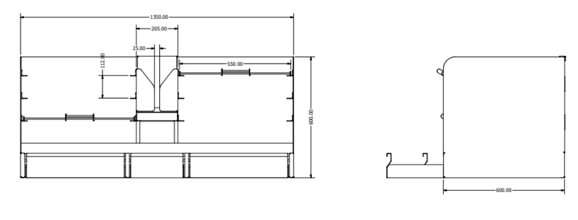 Fabbed Standard build-in braai product sizes 